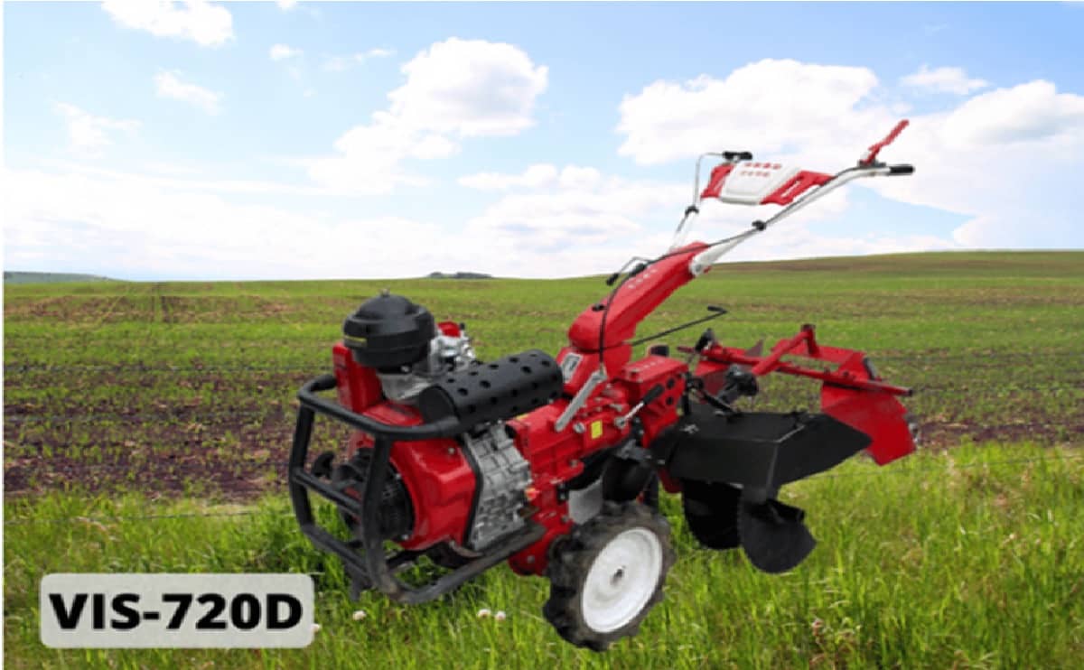 Back Rotary Weeder 9hp Power Weeder Double Speed Intercultivator