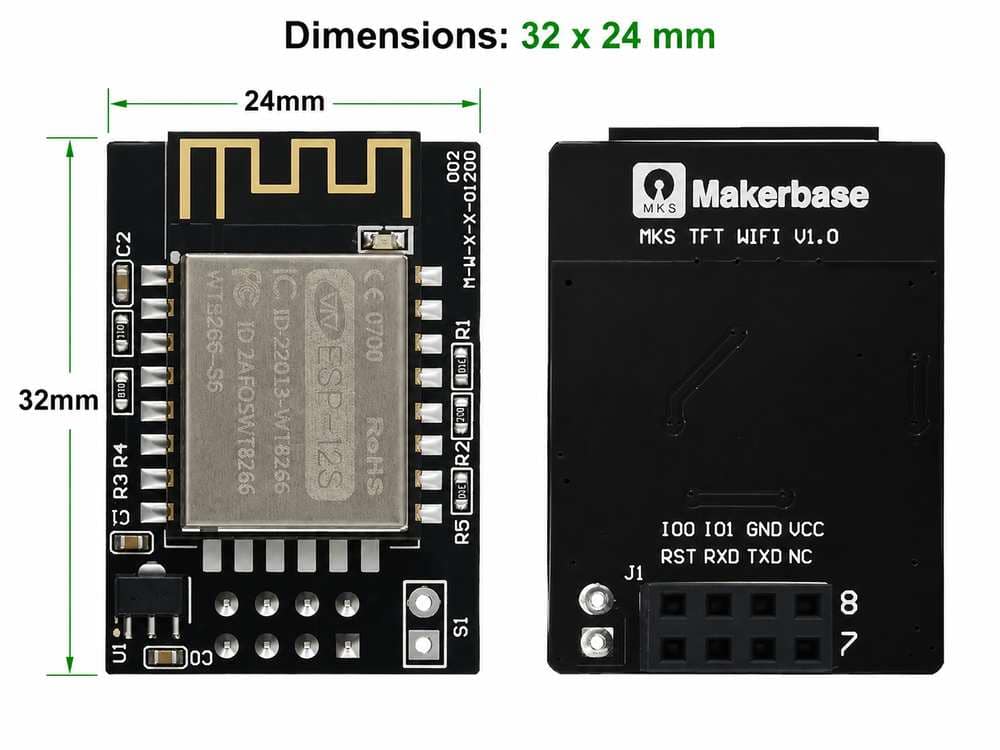 Makerbase MKS TFT WIFI 3D printer wireless router ESP8266 for 3D printer machine 3 Makerbase MKS TFT WIFI 3D printer wireless router ESP8266 for 3D printer machine - Image 3