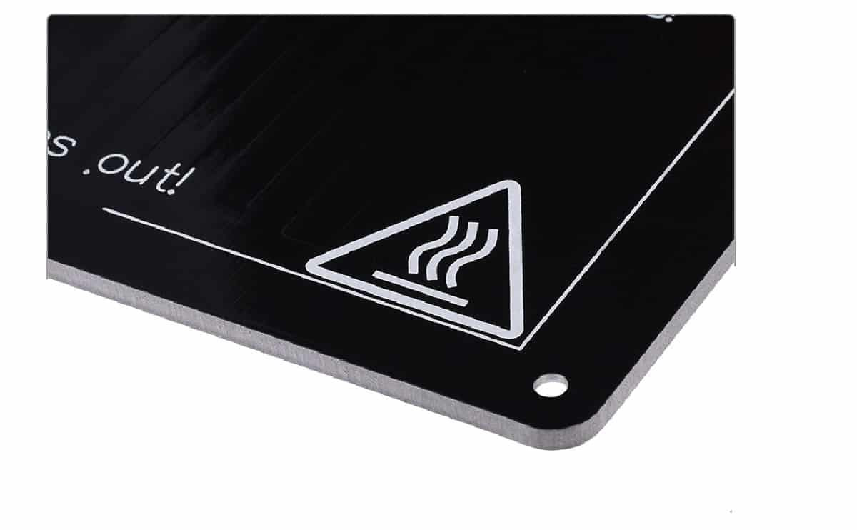 3d printer heatbed 220x220mm aluminium 3mm 12V thickness high temperature for 3d printer - Image 2
