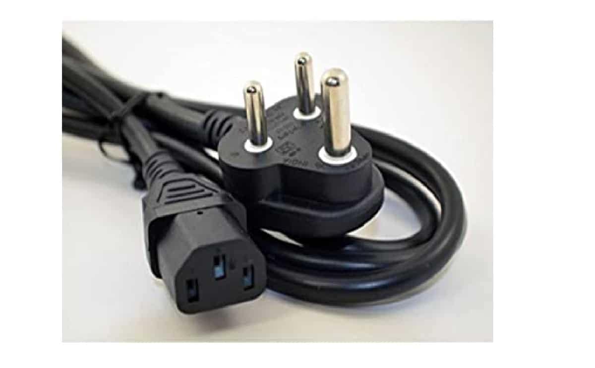 Power cord 6amps 1.5m 3pin power cable for 3d printer - Image 3