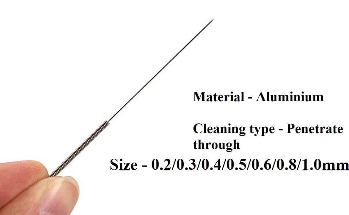 Nozzle cleaner mk8 and e3d v6 nozzle cleaner for removing nozzle clogs in 3D Printer - Image 2