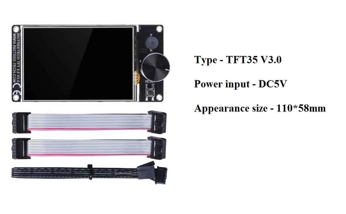 TFT35 Display Bigtreetech TFT 35 V3.0.1 Two Working Modes for 3D Printer Machine - Image 2