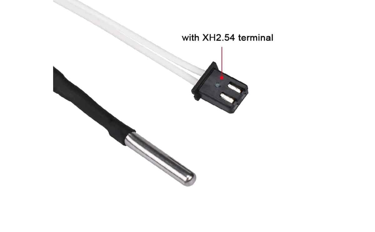 NTC 100K Thermistor B3950 with 1m cable length new high temperature sensor for 3d printer - Image 2