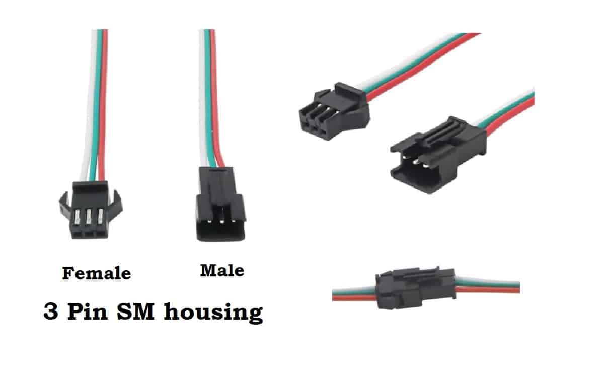 SM housing pairs of jst sm connector wire 0.25m/0.5m for 3D printer - Image 2