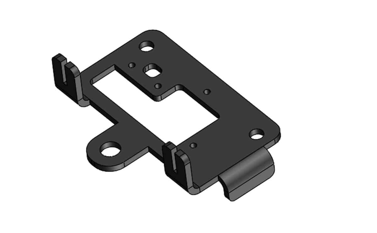 Hotend frame mount for 2020 aluminium profile - Image 2