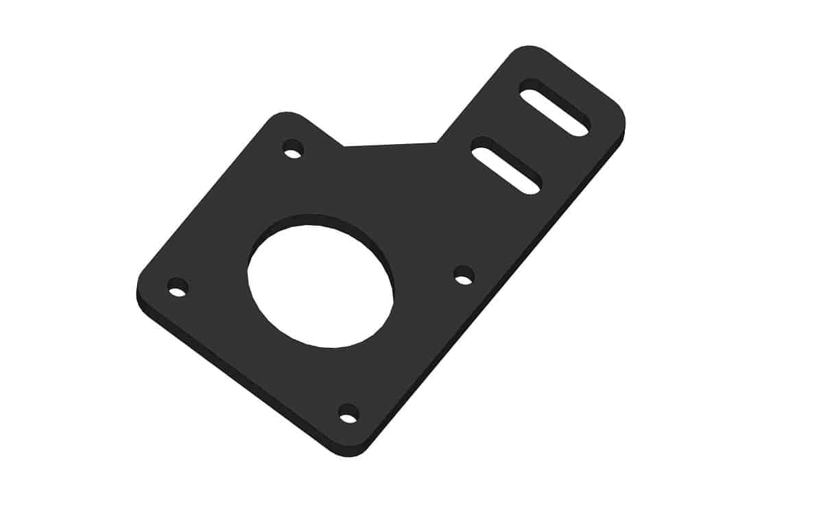 Nema17 Motor Holder Mildsteel/Aluminium for 2040 Profile 3D printer - Image 2