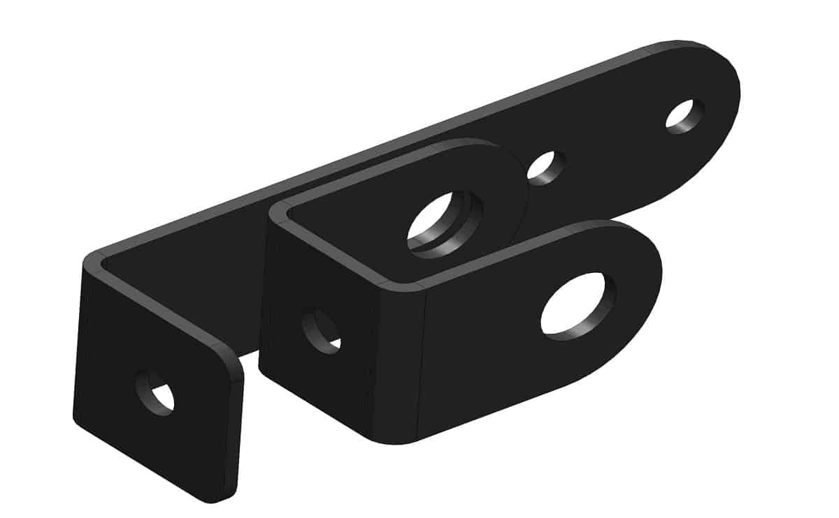 Belt tensioner metal adjustable mechanism