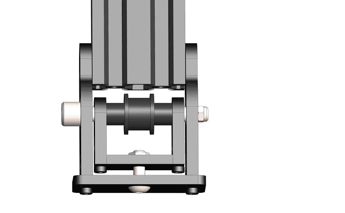 2040 Belt Tensioner Mildsteel Mechanism for 3D Printer - Image 4