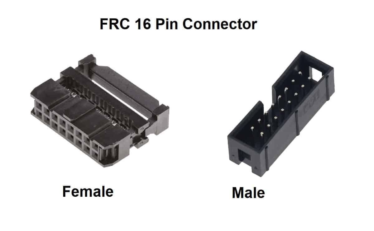 FRC connector (Flat Ribbon Cable) 2.54mm improved IDC socket pin connector male/female - Image 8