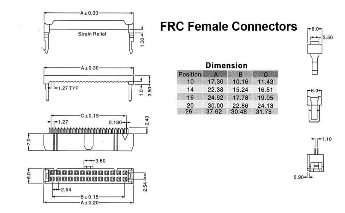 Ribbon Cable with High quality FRC connector 2.54mm IDC socket pin female connectors - Image 7
