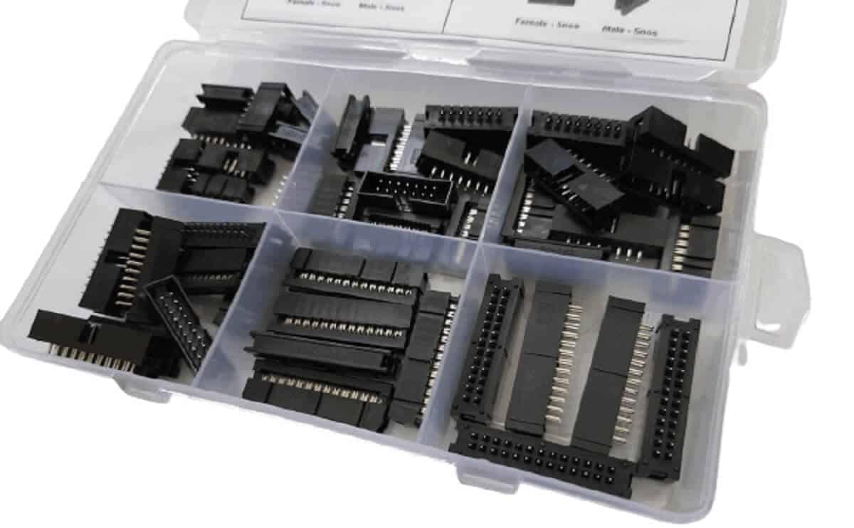 IDC Connector Kit 2.54mm improved IDC socket pin connector Kit male & female - Image 2