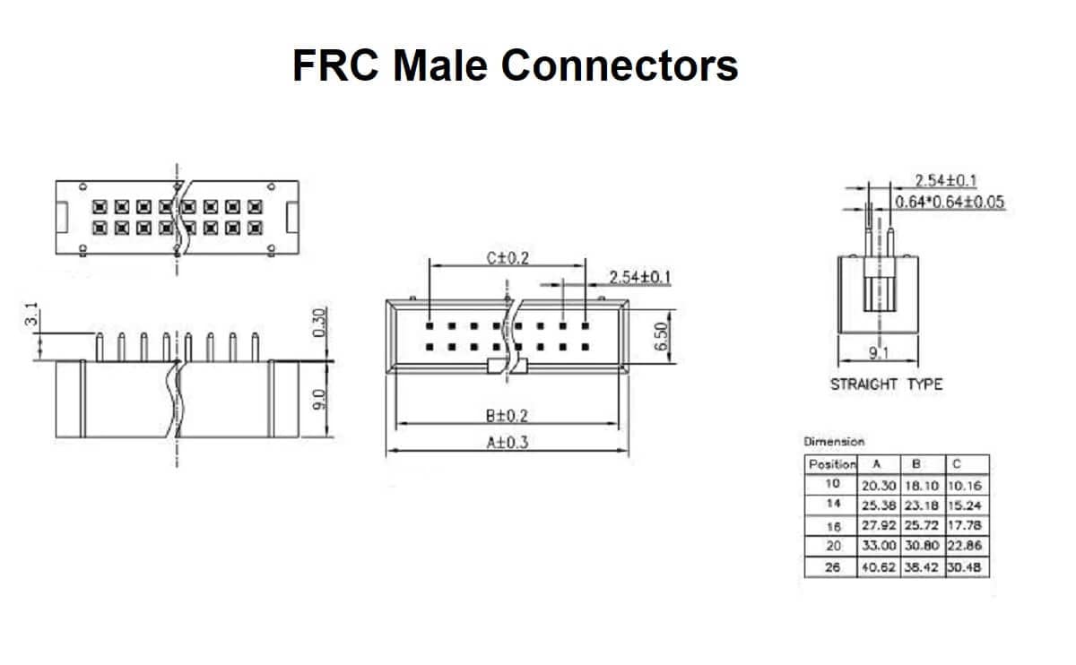 IDC Connector Kit 2.54mm improved IDC socket pin connector Kit male & female - Image 4