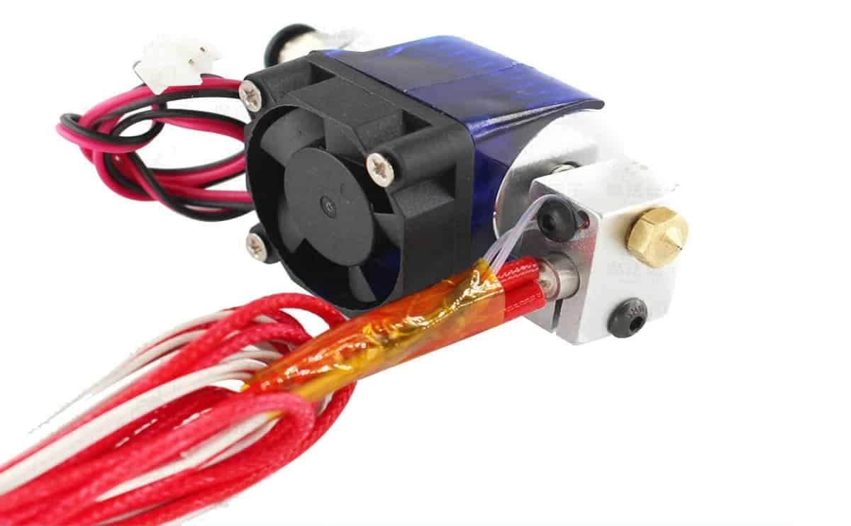3d printer hotend extruder E3D V6 J-head hotend kit 12v/24v bowden 1.75mm improved metal version for 3d printer - Image 2