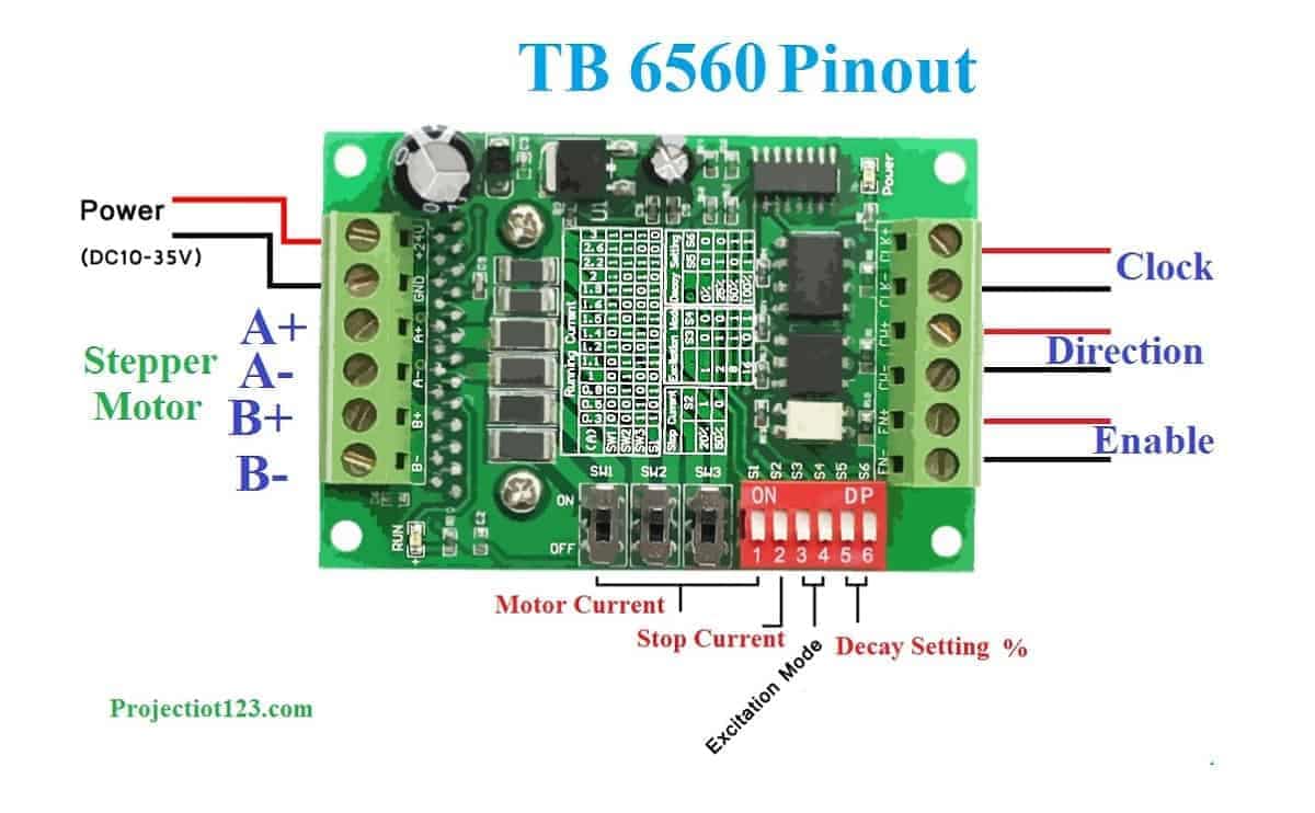 Motor driver TB6560 driver high quality nema stepper driver for 3d printer - Image 3