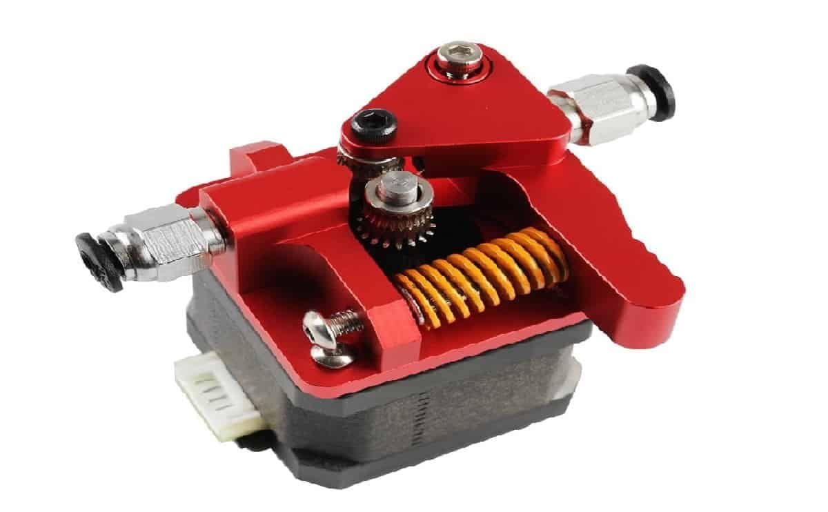 Dual Gear Extruder Mk8 Upgraded Aluminum for 3D printer Extruder CR-10S PRO 1.75mm 3D Parts Drive Feed double pulley - Image 3