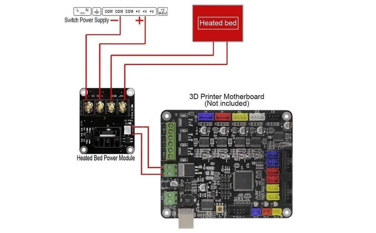 Mosfet 25A heating controller high current 25A parts for 3D pinter machine - Image 3