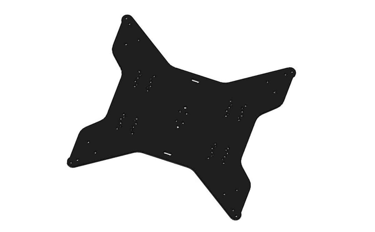 Acrylic plate 310x310mm new universal bed carriage plate material aluminium/ acrylic for 2040 Profile 3D printer - Image 2