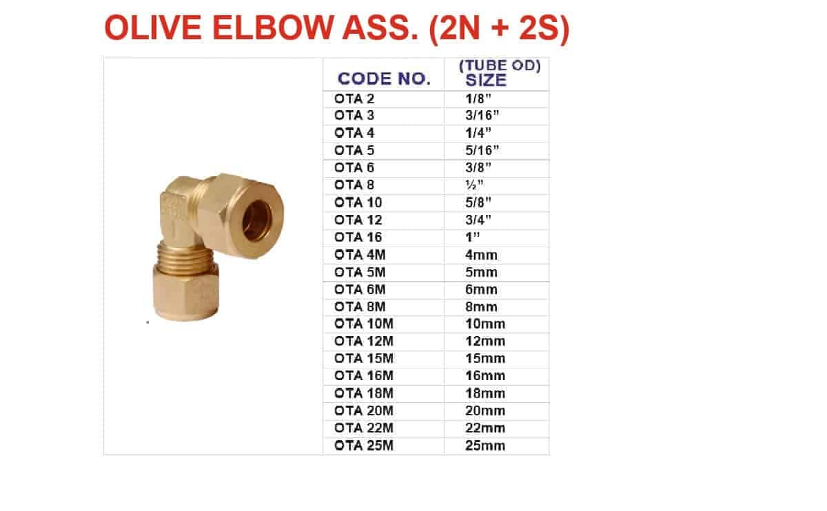 Brass Elbow Pipe Fitting Brass Elbow Assembly 2N + 2S Compression Pipe Fittings For Plumbing Oil Gas And Steam Applications - Image 2