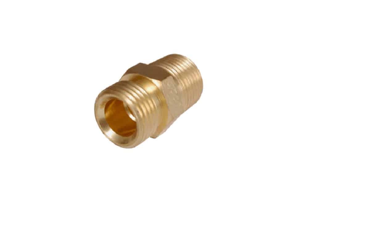 Brass male connector