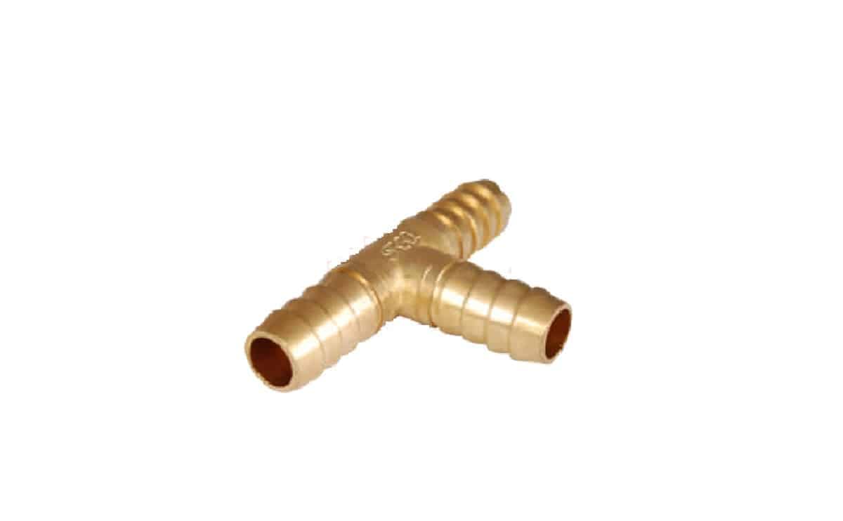 Brass T joint nipple