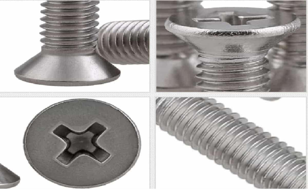 CSK Screw 304 Stainless Steel Countersunk Philips Head screw for 3d Printers - Image 2