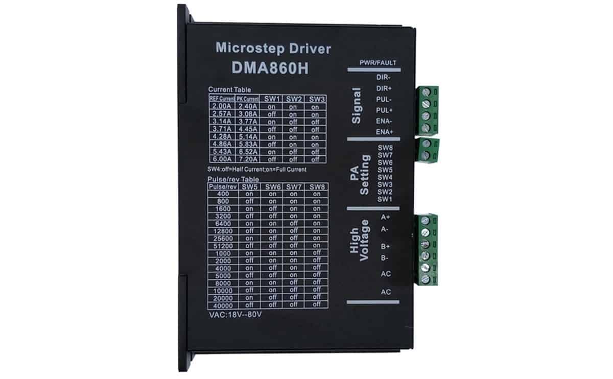 DMA860H stepper driver for Nema34 stepper motor of 3d Printer and Automations - Image 3
