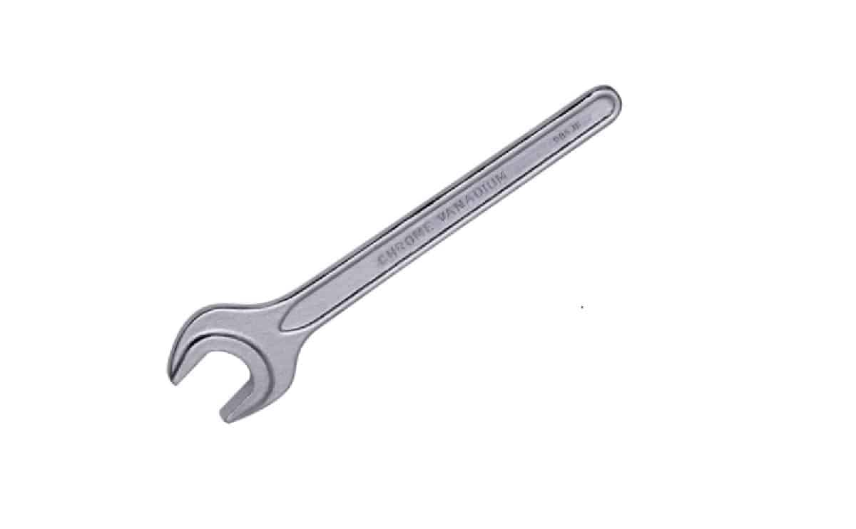Single open end spanner