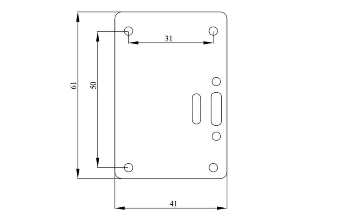 Limit Switch Holder Mild Steel Material For Endstop Switch of 3D Printer - Image 2