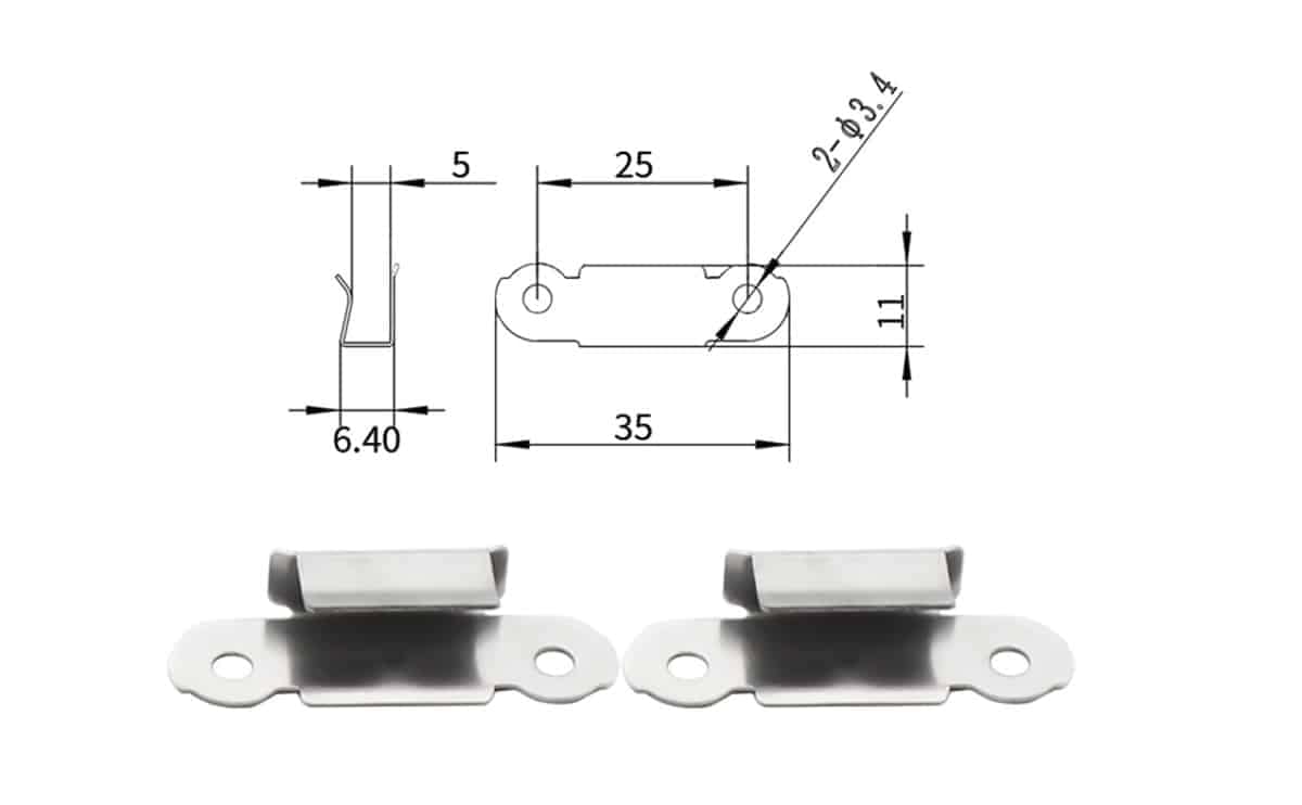Heat bed clip glass bed clip clamp for 3d printer - Image 2