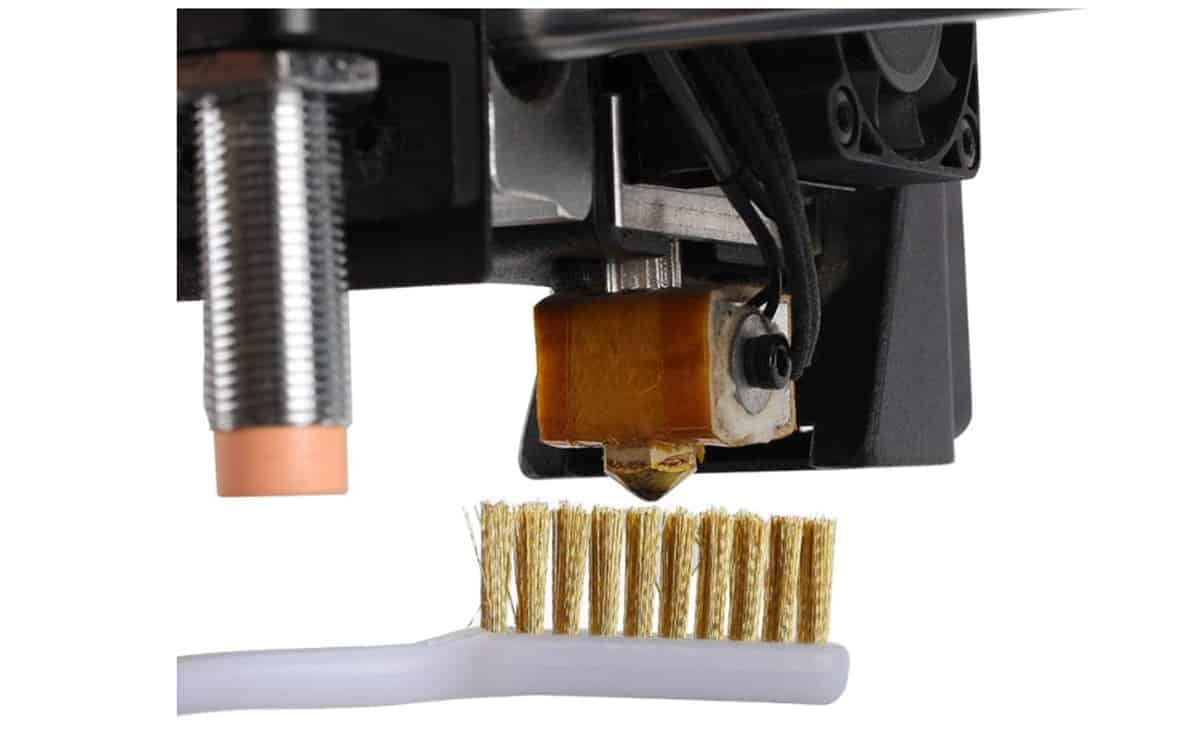 Nozzle cleaning brush copper tooth brush for 3D printer extruder - Image 3