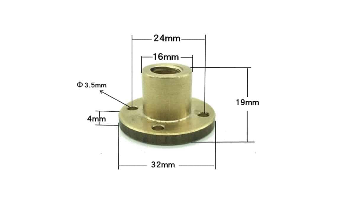 10mm Lead Screw T10 Trapezoidal Thread 4 Start Lead Screw 10mm without Brass Circle Nut for 3D Printer - Image 3