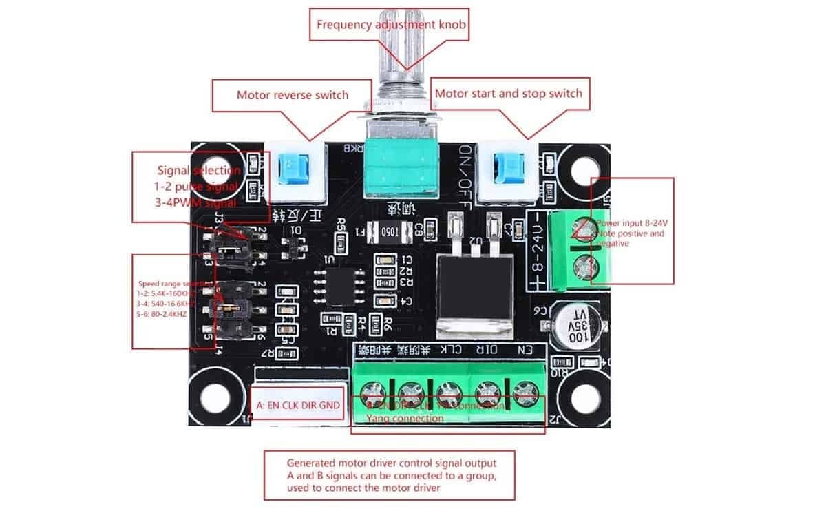 MKS OSC stepper motor speed controller switch and motor drive controller for 3d printer - Image 3