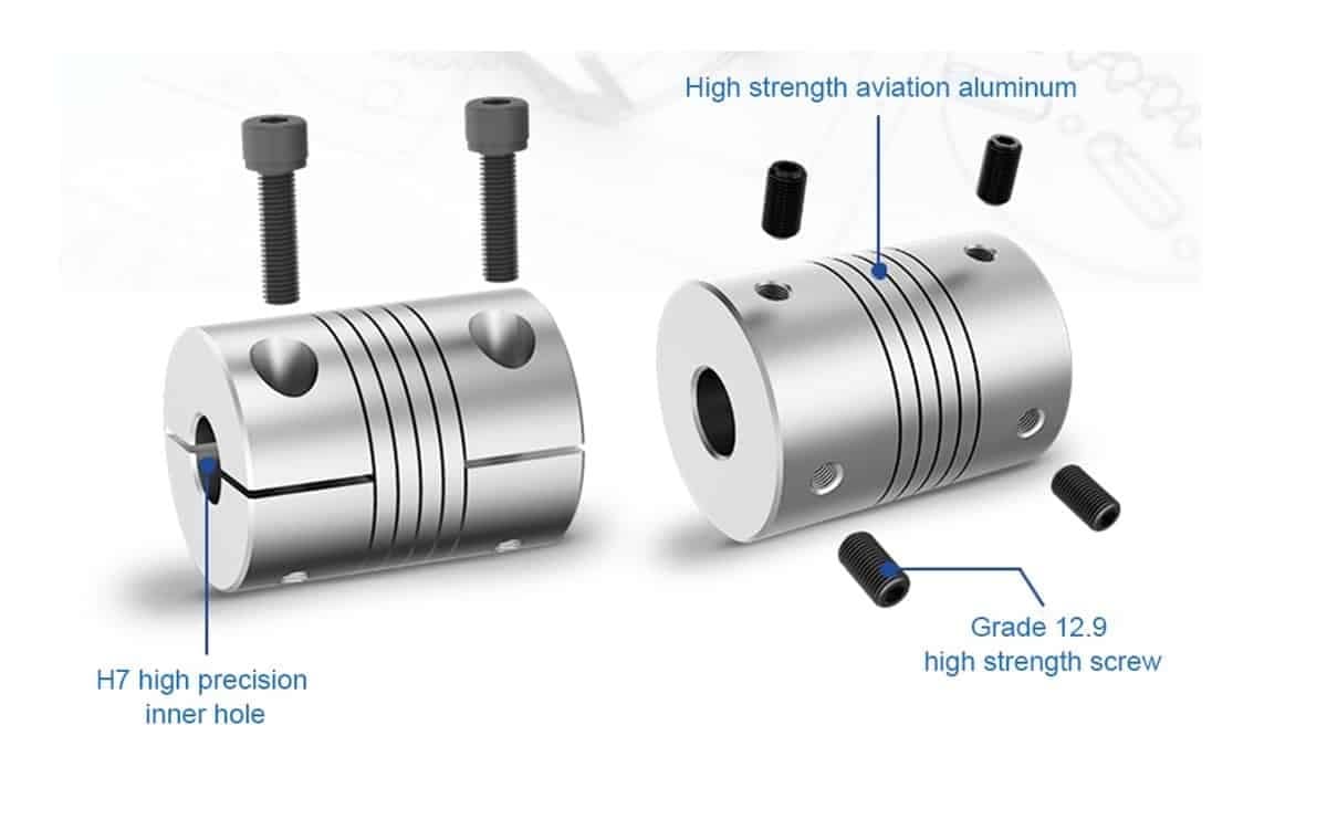 Flexible coupling new rigid type 5x8mm coupling - Image 3