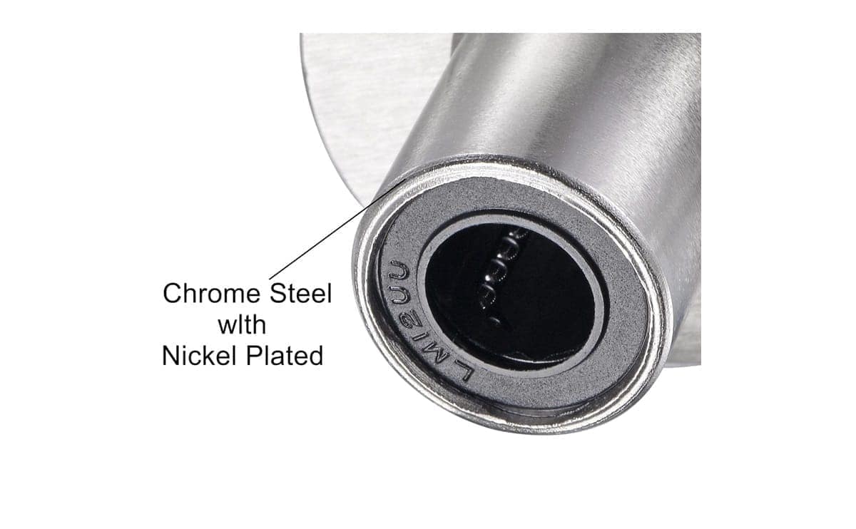 LMF12UU Linear Bearing – 12mm Round Flange Linear Motion Bushing for CNC Machines, 3D Printers, and Robotics - Image 3