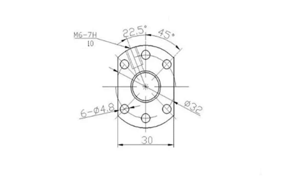 12mm Ball Screw Rod SFU1204 length 500mm with Single Ball Nut (with end machining) - Image 3