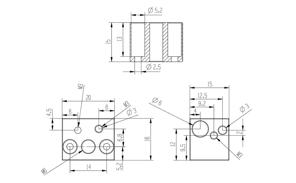 Neptune 4 heatblock 300°C high Temperature Compatible with Elegoo Neptune 4 And Neptune 4 Pro 3DPrinter Extruder Hotend Accessories - Image 4