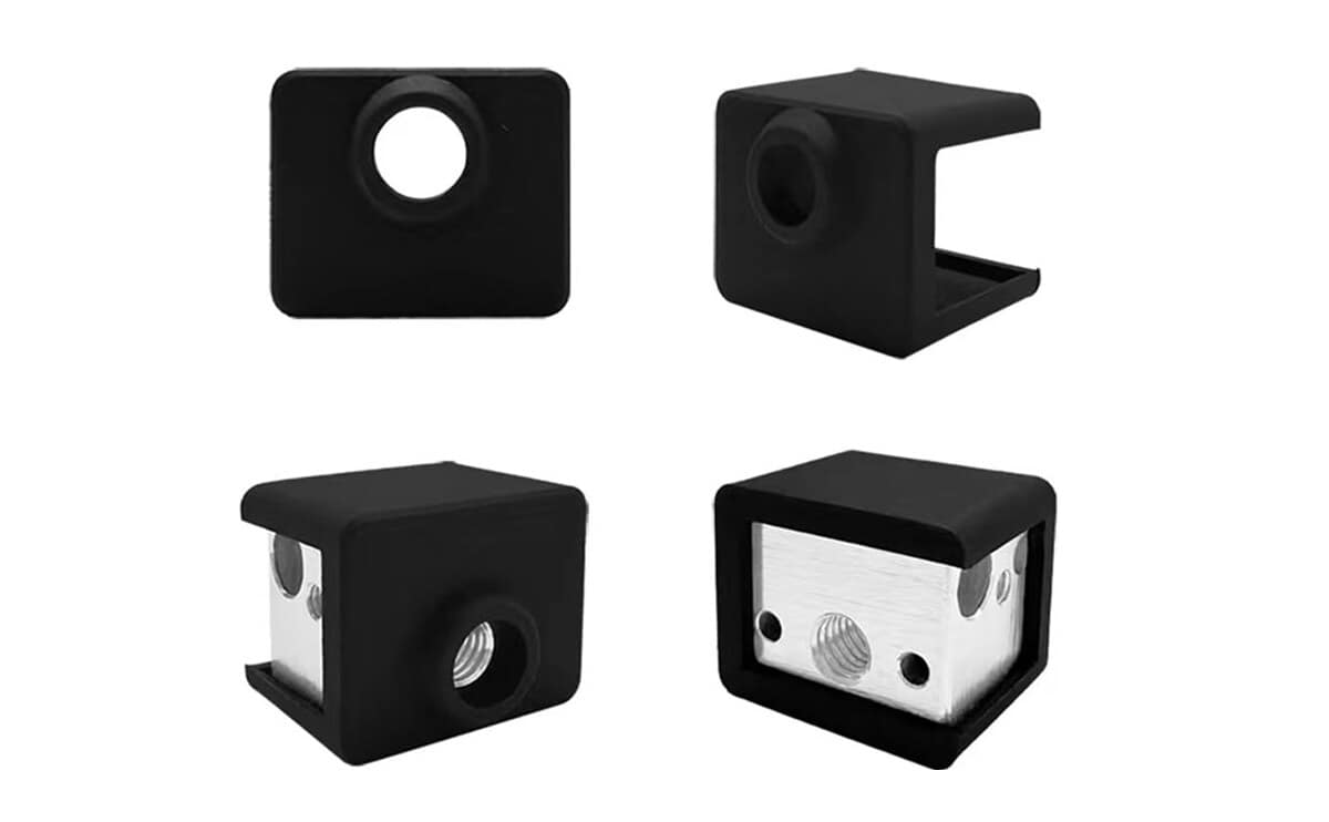 Neptune 4 Silicone Sock High Temperature Extruder Heating Block Silicone Cover for 3D Printer Elegoo Neptune 4/4 Pro - Image 2