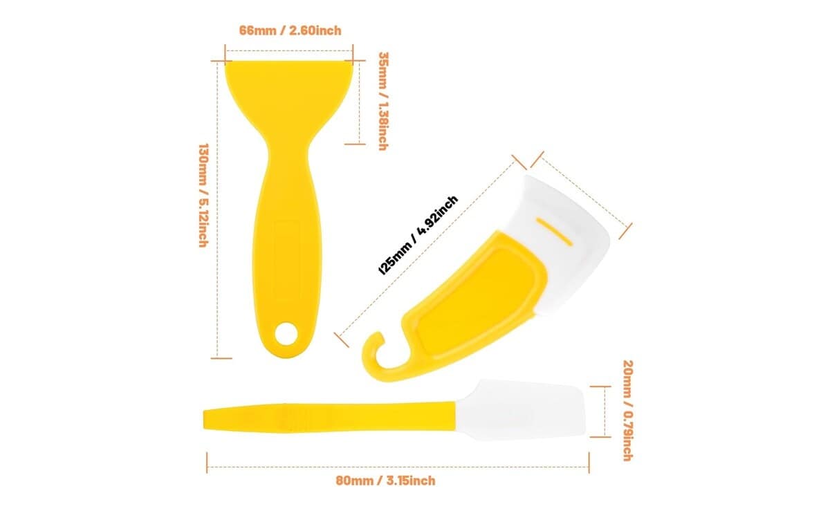 Silicone Spatula for 3D Printing Resin Removal, A Must-Have 3D Resin Printer Tool for Resin Transfer and Protect Release Film Flexible Silicone Non-Stick Scraper - Image 3