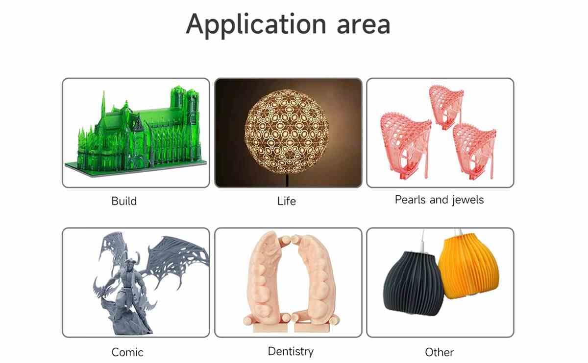 3D Printer Resin UV Curing Resin 405nm for Anycubic Printers Color Black and Grey 1000g - Image 3