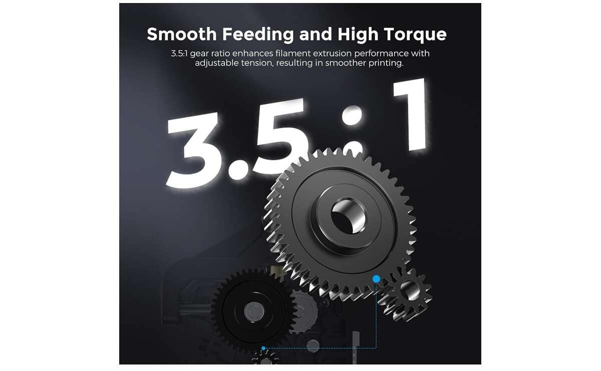 Creality Sprite Extruder Direct Drive Dual Gear Extruder SE Upgrade Kit, Compatible with Creality Ender 3/Ender 3 V2/Ender 3 Pro/Ender 5/Ender 5 Pro/Ender 5 Plus/CR 10 3D - Image 5