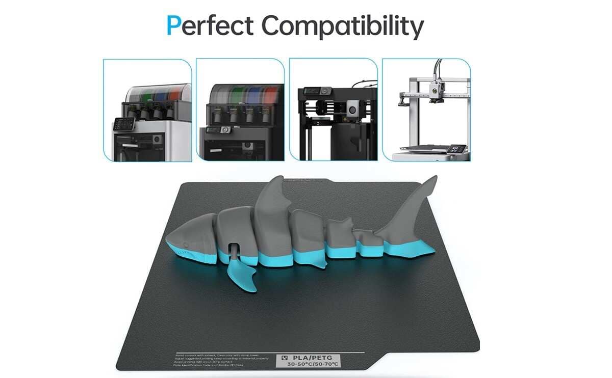 BIQU Panda Build plate 257mm X 257mm cryogrip double side textured for 3D printer parts - Image 4