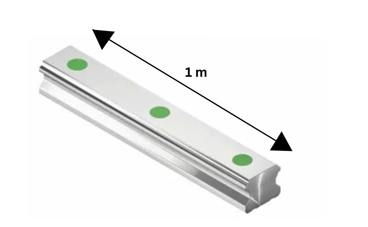 Hiwin MGN9 Linear Guide Rail length 1000mm Without Block Precision Miniature Linear Motion Guide - Image 3