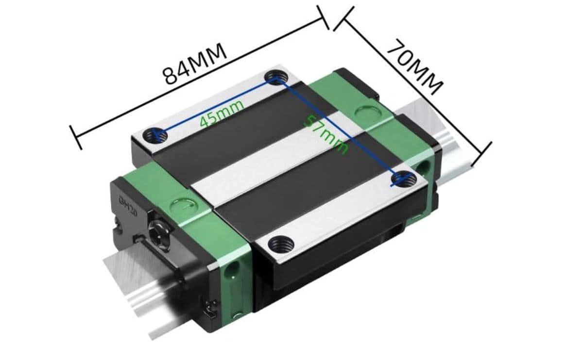 HGW25 Linear Guide Block Flange Type Heavy Duty Linear Motion Bearing - Image 4