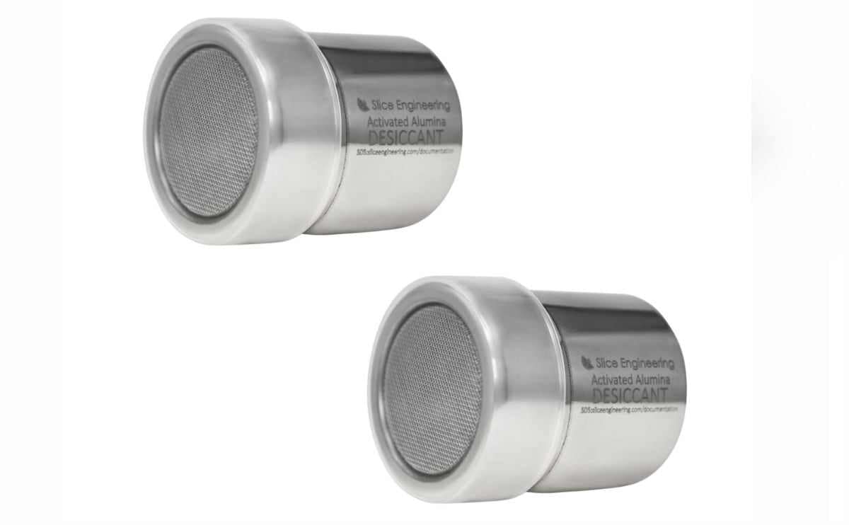 Filament Drying Desiccant Rechargeable Activated Alumina with Stainless Steel Canister pack of 2 - Image 4