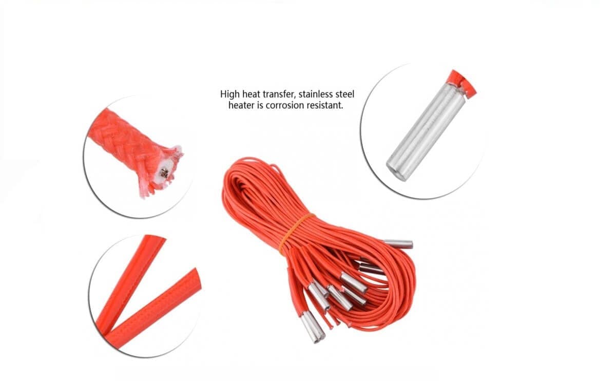 Cartridge Heater 40W Ceramic high quality heater for 3d printer extruder 2 CartridgeHeater