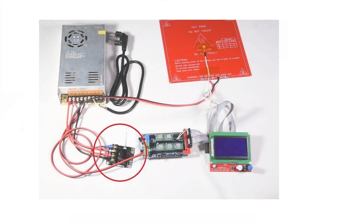 Mosfet 15A heating controller high current 15A for 3D pinter machine 4 Mosfet 15A heating controller high current 15A for 3D pinter machine - Image 4