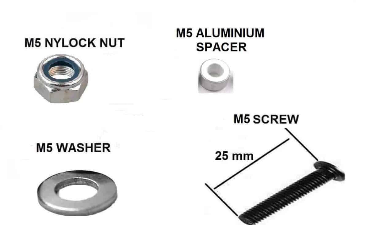 V wheel 3dprinter kit POM (Delrin) kit bearing 625zz And 625rs is for Aluminium profile. 3 V wheel 3dprinter kit POM (Delrin) kit bearing 625zz And 625rs is for Aluminium profile. - Image 3