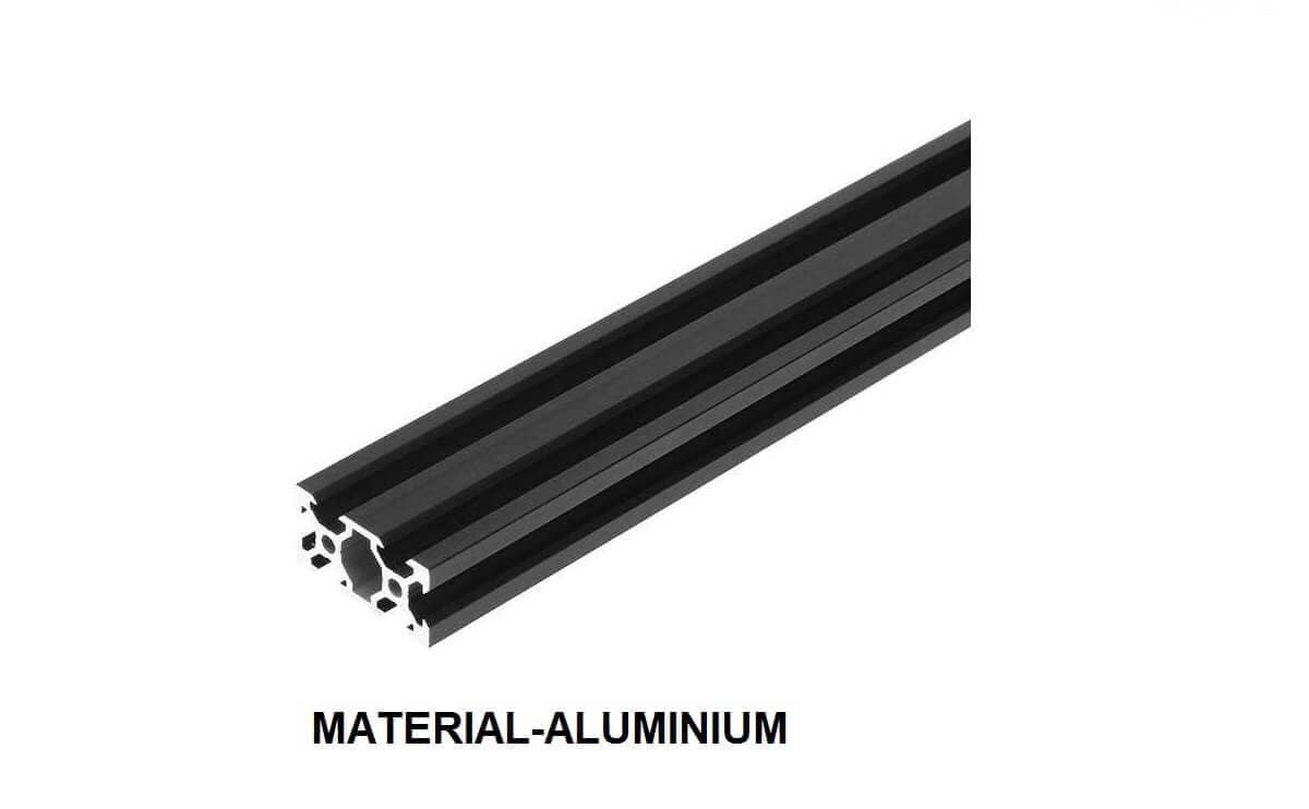 Aluminium profile 2040 V Slot extrusion black anodized for 3d printer machine - Image 2