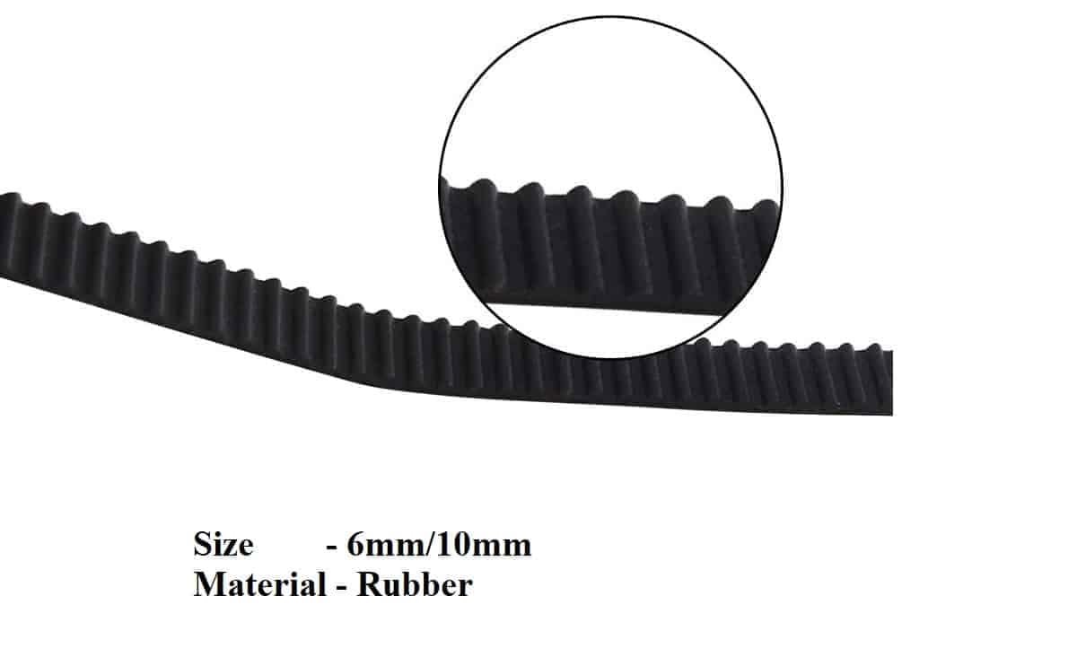 GT2 timing belt 6mm Rubber open loop belt for 3D printer - Image 3