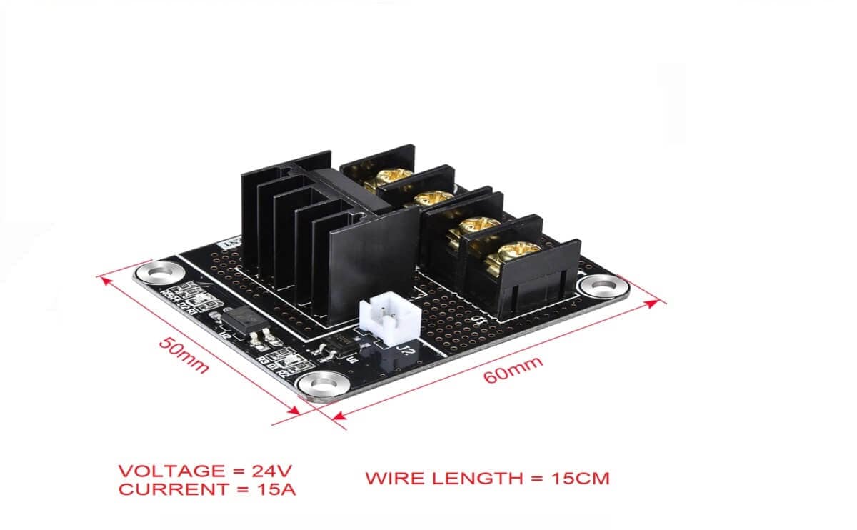 Mosfet 15A heating controller high current 15A for 3D pinter machine 3 Mosfet 15A heating controller high current 15A for 3D pinter machine - Image 3